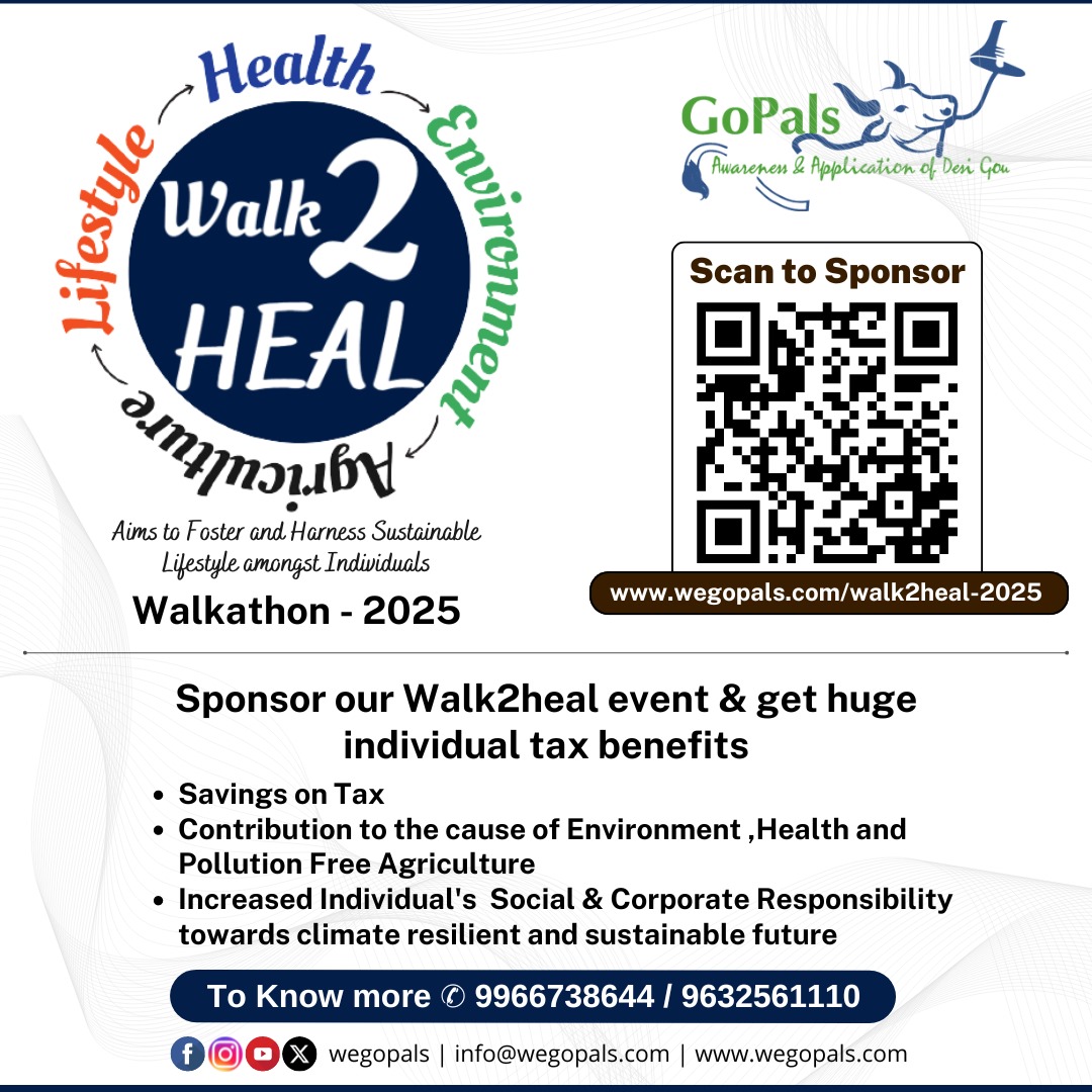 An e-poster of 'Walkathon 2025' organized by GoPals.